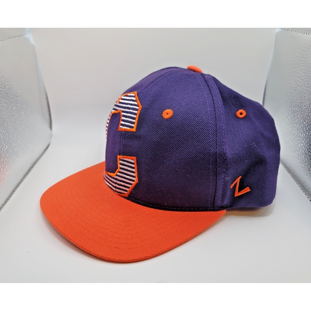Zephyr Snapback Retro Clemson Tigers ACC NCAA Embroidered Big C‎